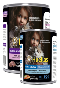 Lata humedos de 4huellas